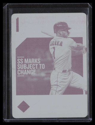 2018 Panini Chronicles Printing Plate Magenta 45 Carlos Correa 1/1