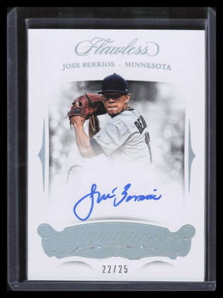 2018 Panini Flawless Signatures 81 Jose Berrios Auto 22/25
