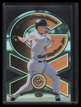 1998 Donruss Preferred Great X-Pectations Die Cuts 13 Tatis Cal Ripken 29/300