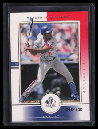 2000 SP Authentic Limited 63 Vladimir Guerrero 46/100