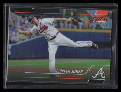 2022 Stadium Club Chrome Orange Refractor 298 Chipper Jones 14/25