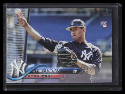 2018 Topps Update Photo Variations us200 Gleyber Torres Black Pullover Rookie SP