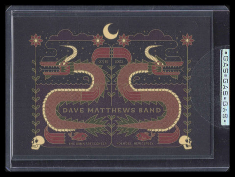 2023 Gas Dave Matthews Band PNC Bank Arts Center Poster Card 123/150