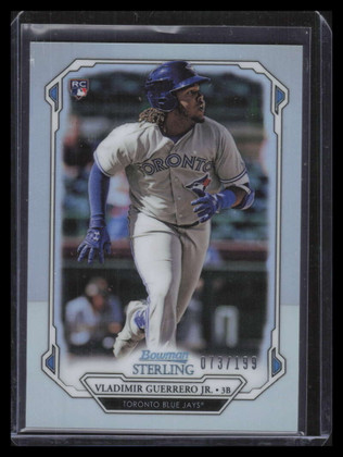 2019 Bowman Sterling Rookies Refractor bsr89 Vladimir Guerrero Jr. Rookie 73/199