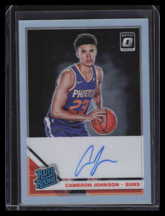 2019-20 Donruss Optic Rated Signatures Holo 200 Cameron Johnson Rookie Auto