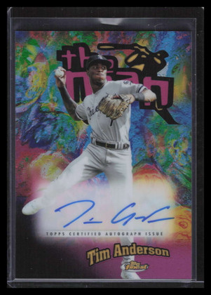 2020 Finest The Man Autographs FTMATA Tim Anderson Auto 64/99