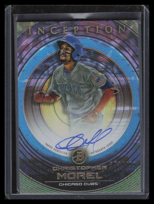 2022 Bowman Inception Autographs PACML Christopher Morel Rookie Auto 373/399