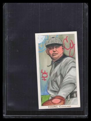 2022 Historic Autographs Cy Young Hand Enhanced Art 1/1