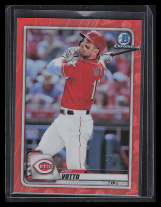 2020 Bowman Chrome Orange Refractor 89 Joey Votto 16/25