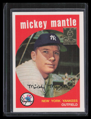 1996 Topps Mantle Case 9 Mickey Mantle 1959 Topps Factory Seal