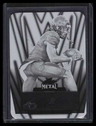 2024 Leaf Metal Draft Printing Plate Black bajb1 Javon Baker Rookie Auto 1/1
