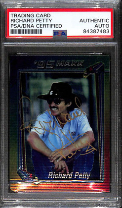 1995 Maxx Premier Plus 43 Richard Petty PSA/DNA Certified Authentic Auto