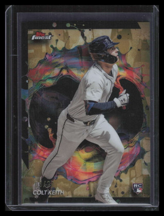 2024 Finest Gold Refractor 208 Colt Keith Rookie 3/20 Rare