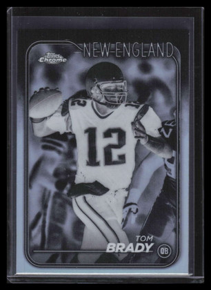 2024 Topps Chrome Negative Refractor 120 Tom Brady