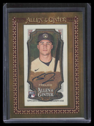 2024 Topps Allen and Ginter Framed Mini Autographs MASF Sal Frelick RC Auto 642