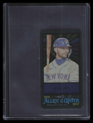 2024 Topps Allen and Ginter Mini Stained Glass 399 Pete Alonso EXT /25