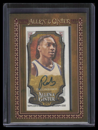 2024 Topps Allen and Ginter Framed Mini Autographs MARD Rob Dillingham RC Auto