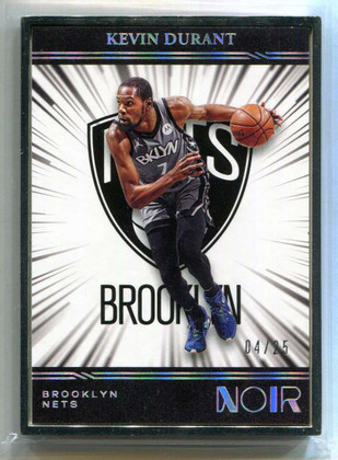 2020-21 Panini Noir 223 Kevin Durant MET 4/25 Metal