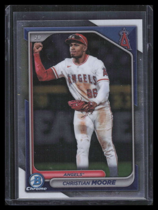 2024 Bowman Chrome Draft Image Variations bdc13 Christian Moore Rookie SP