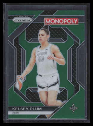 2024 Panini Prizm Monopoly WNBA Insert Green Refractor wnba2 Kelsey Plum 24/24