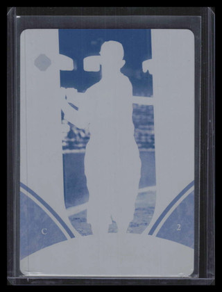 2006 Ultimate Collection Printing Plate Cyan 10 Mickey Cochrane 1/1
