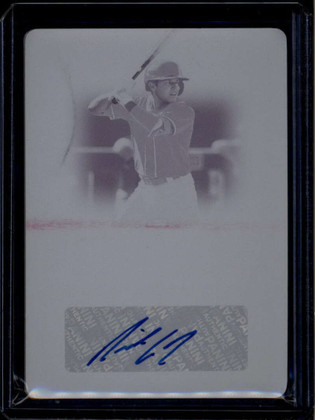 2022 Immaculate Collection Signatures Printing Plate Nick Allen Rookie Auto 1/1