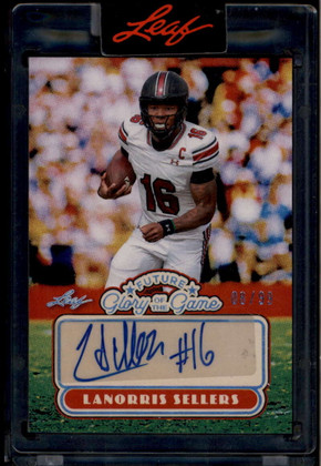 2025 Leaf Glory of the Game Future Autographs Lanorris Sellers RC Auto 8/99