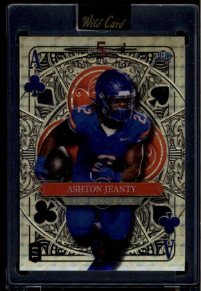 2025 Wild Card Draw Stacked Deck Gold Vinyl SDJCAJN Ashton Jeanty Rookie 1/1