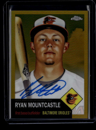 2022 Topps Chrome Platinum Autographs Gold Refractor Ryan Mountcastle Auto 14/50