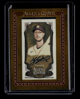 2024 Topps Allen and Ginter Framed Mini Autographs MAKT Kyle Tucker Auto