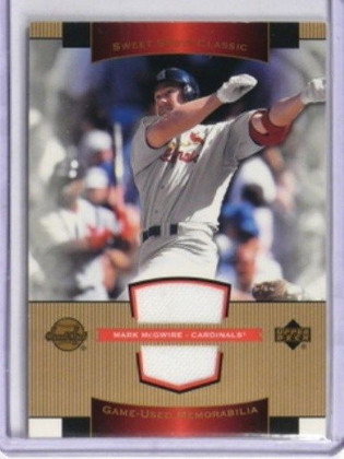 2003 Sweet Spot Classic Mark Mcgwire jersey #SJ-MM