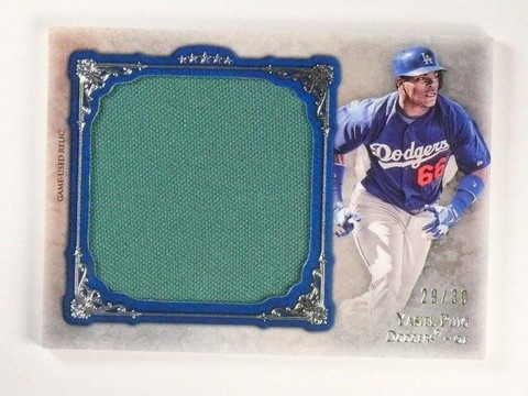 2013 Topps Five Star Yasiel Puig jumbo jersey #D29/30 #FSJJR-YP