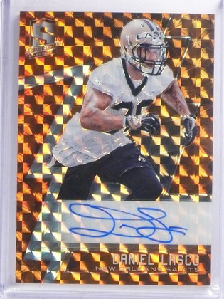 2016 Panini Spectra Neon Orange Daniel Lasco Rookie Autograph #D4/5 #227