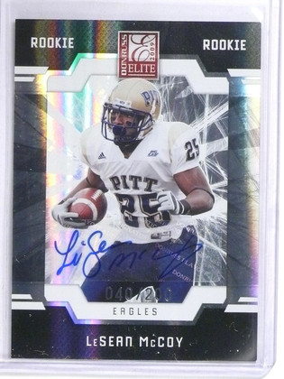 2009 Elite Turn of the Century LeSean McCoy Rookie Autograph #D040/200 #160
