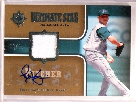2007 Ultimate Collection Scott Kazmir Star Jersey Autograph #D09/15 #SMSK