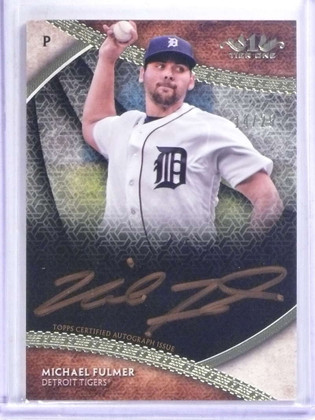 2017 Topps Tier One Bronze Michael Fulmer autograph auto #D14/25