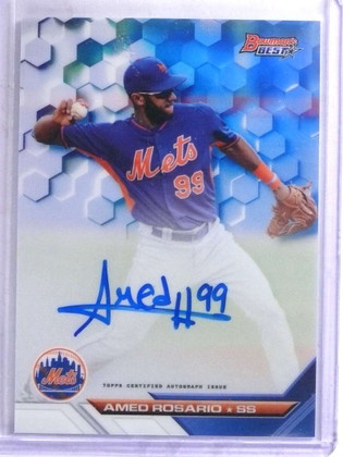 2016 Bowman's Best Refractor Amed Rosario autograph auto #B16-ARO