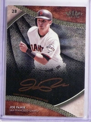 2017 Topps Tier One Copper Joe Panik autograph auto #D22/25 #BOA-JPN