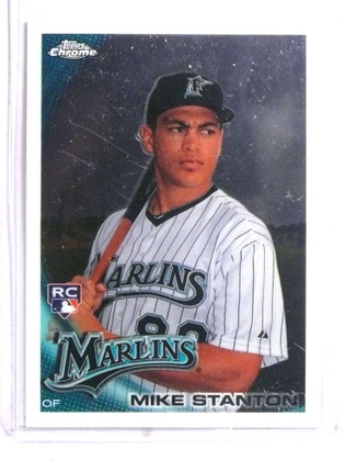 2010 Topps Chrome Giancarlo Stanton rc rookie #190