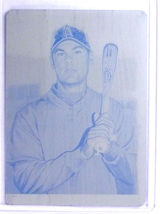 2003 Topps Gallery Printing Plate Black Press Casey Kotchman #D1/1 #180