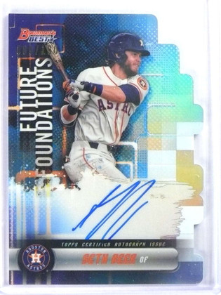 2019 Bowman's Best Future Foundations Autograph Seth Beer #D089/150