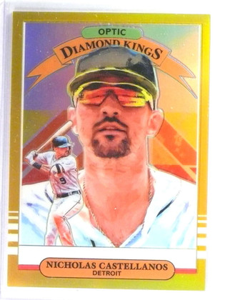 2019 Donruss Optic Diamond Kings Gold Nicholas Castellanos #D02/10 #8