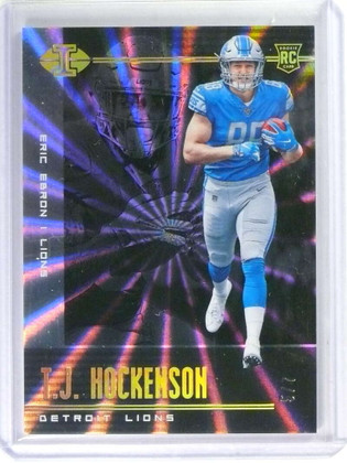 2019 Panini Illusions  Trophy Collection T.J. Hockenson RC rookie #D5/7