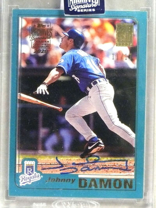 2020 Topps Archives Signature 2000 Johnny Damon Autograph Auto #D11/17