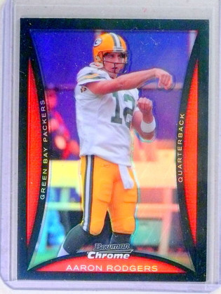 2008 Bowman Chrome Refractor Aaron Rodgers #BC135