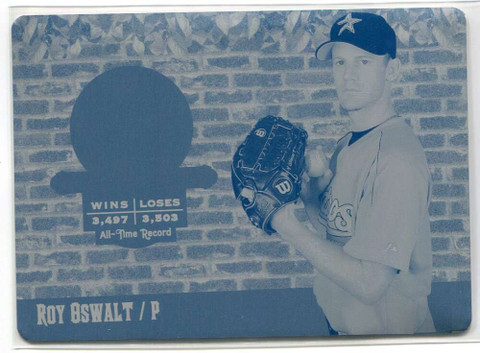 2006 SPx SPxtra Info Printing Plate Cyan RO Roy Oswalt 1/1