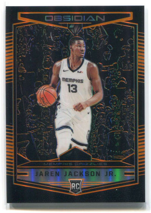 2018-19 Chronicles Orange 581 Jaren Jackson Jr. Obsidian Preview Rookie 138/149