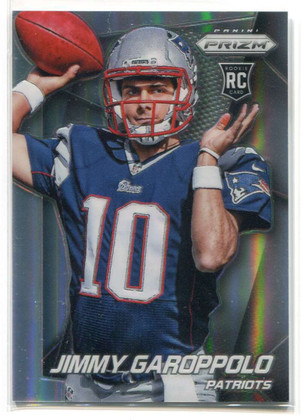 2014 Panini Prizm Prizms Silver 243c Jimmy Garoppolo Passing Rookie