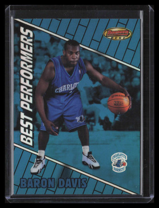 1999-00 Bowman's Best Refractor 97 Baron Davis BP Rookie 143/400 Best Performers