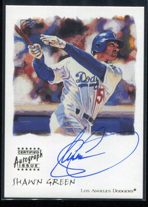 2002 Topps Gallery Autographs GASG Shawn Green Auto